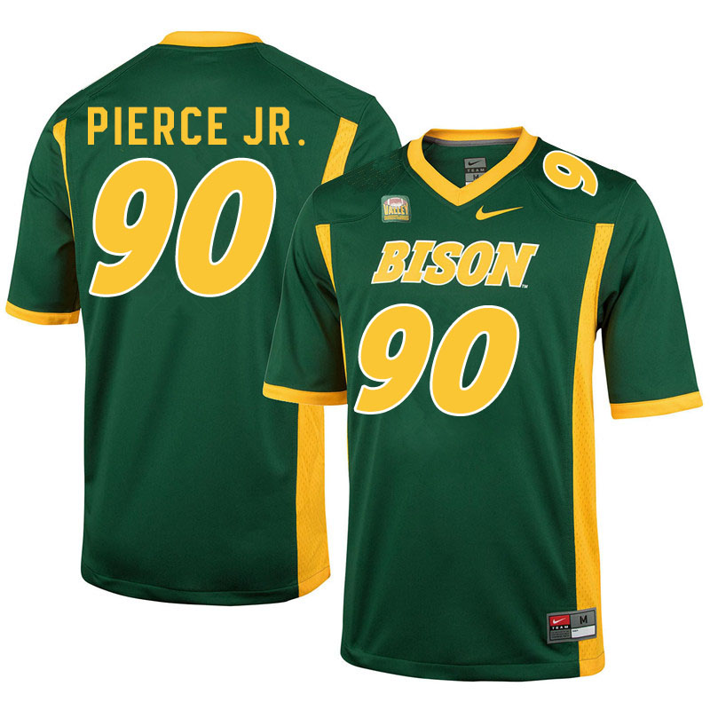 Men #90 Tony Pierce Jr. North Dakota State Bison College Football Jerseys Sale-Green